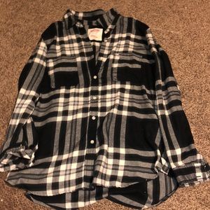 Black and white flannel